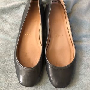 Christian Louboutin gray ballet flats 36 6